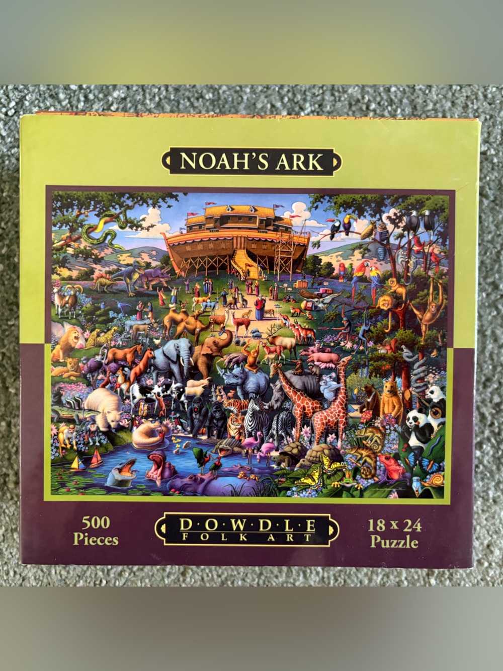 D.O.W.D.L.E  Noah’s Ark 500 piece - Complete